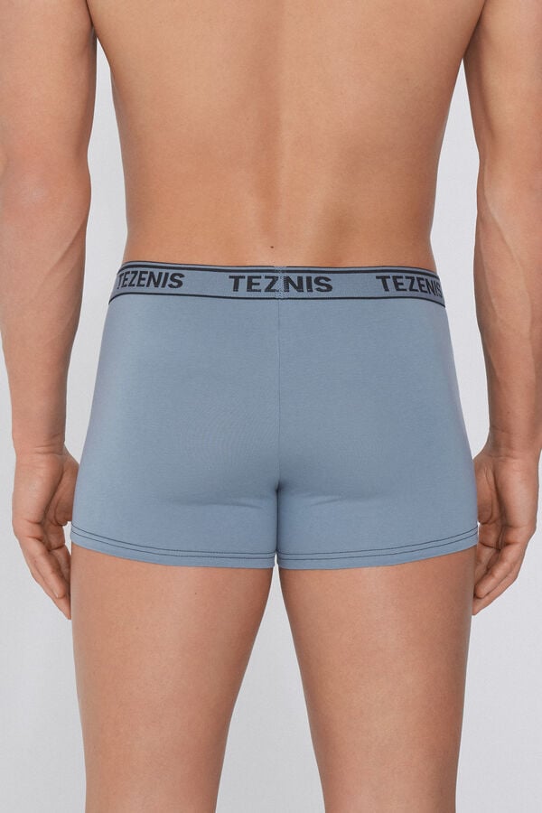 Tezenis Bóxer de Algodón Orgánico con Costuras en Contraste con Logo Libre de impuestos