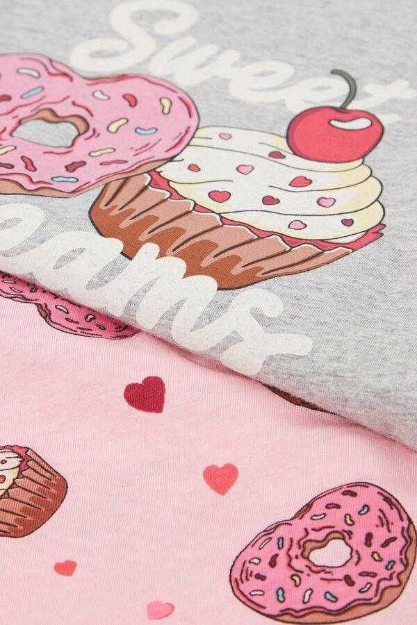 Tezenis Pijama Corto Manga Corta Algodón Estampado Dream Niña Outlet