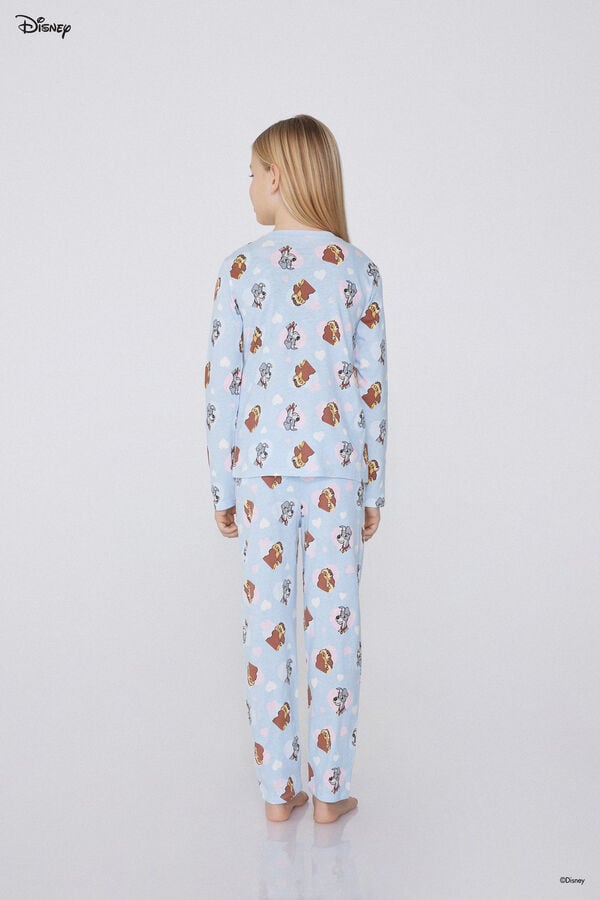 Tezenis Pijama Largo de Algodón con Estampado de Disney de La Dama y el Vagabundo Rebajas