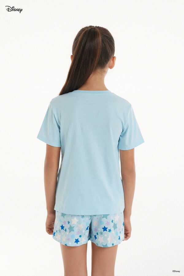 Tezenis Pijama Corto de Algodón con Estampado de Elsa de Frozen Disney Tienda