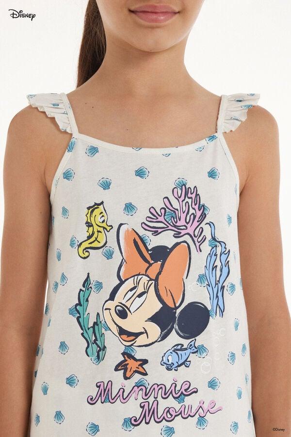 Tezenis Pijama Corto de Algodón con Estampado de Minnie de Disney para Niña Mejor oferta