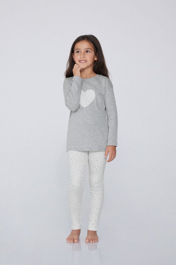 Tezenis Pijama Largo Algodón Grueso Parche Corazón Rebajas online