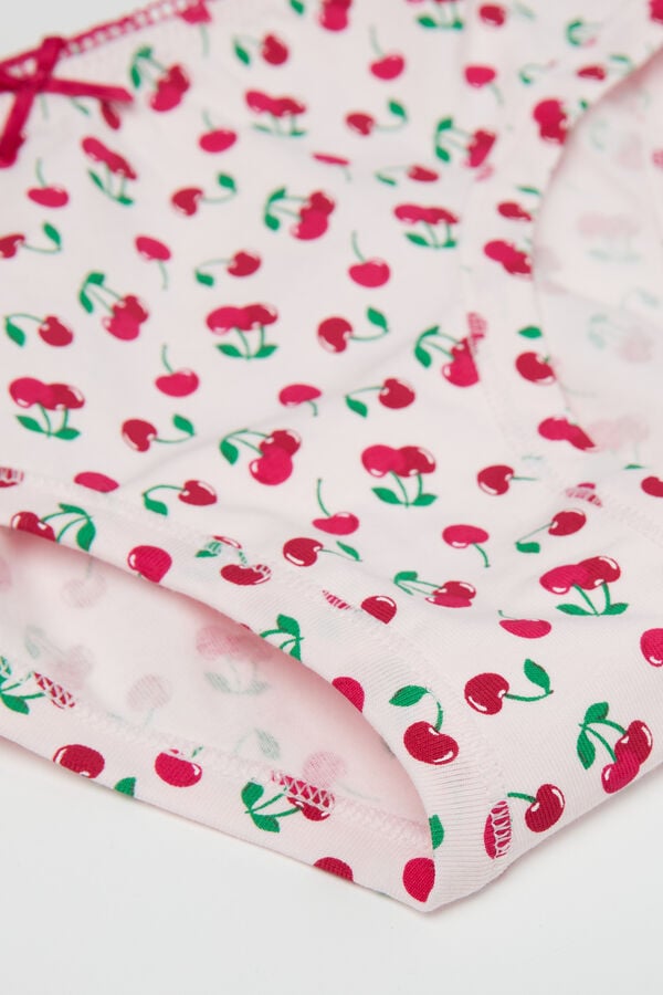 Tezenis Braguitas Basic de Algodón Estampado para Niña Oferta especial