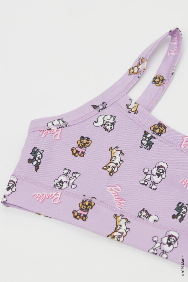 Tezenis Brasier de Algodón Estampado Barbie Niña COMPRAR AHORA