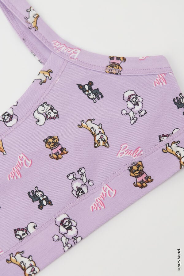 Tezenis Brasier de Algodón Estampado Barbie Niña COMPRAR AHORA