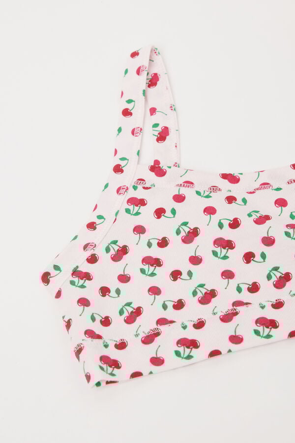 Tezenis Brasier Niña Basic de Algodón Estampado ÚLTIMAS EDICIONES