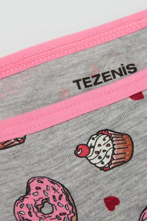 Tezenis Culotte Basic de Algodón Estampado para Niña Último día