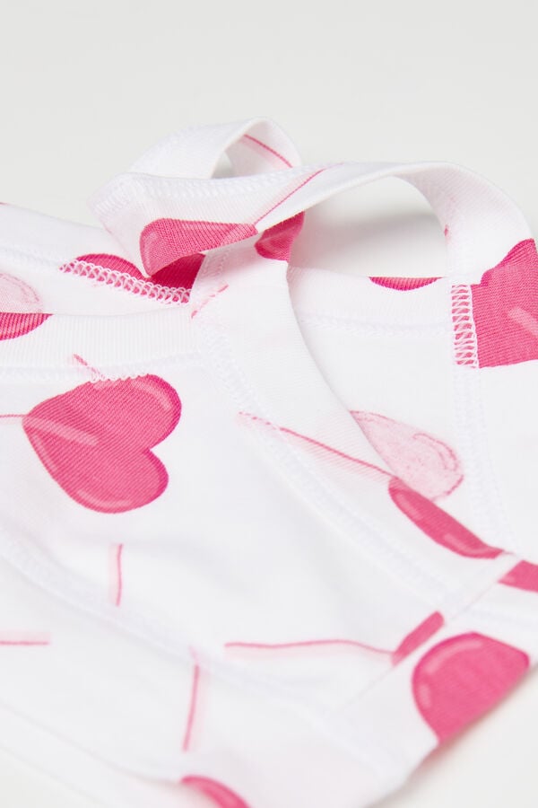 Tezenis Brasier Niña Basic de Algodón Estampado Grandes descuentos