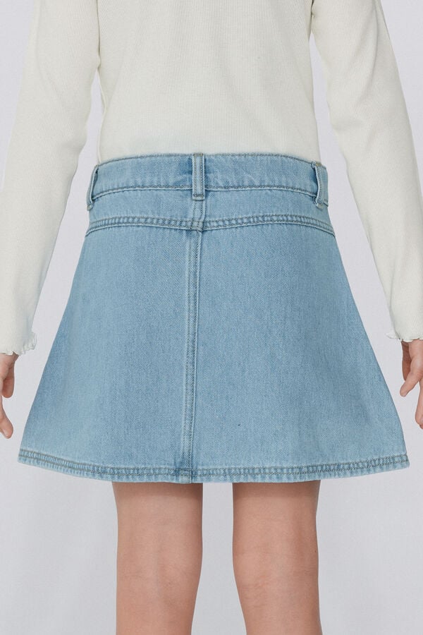 Tezenis Minifalda Denim con Parche de Estrella Niña Grandes ahorros