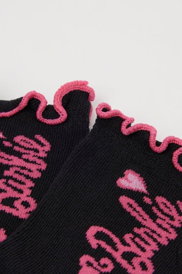 Tezenis Calcetines Cortos con Punto Festoneado Barbie Niña Último día