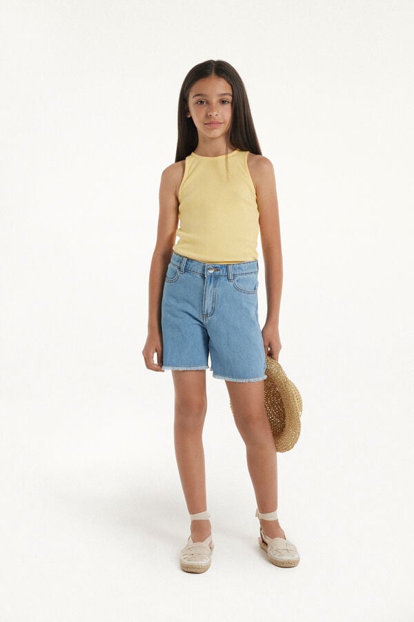 Tezenis Shorts de Denim Deshilachados Precio ultrabajo
