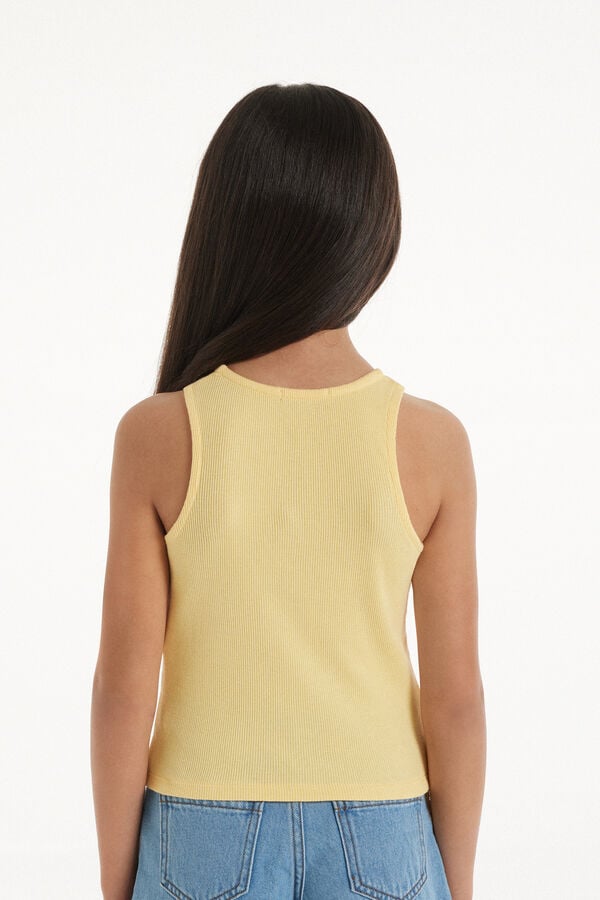 Tezenis Camiseta de Tirantes Anchos de Canalé para Niña En línea