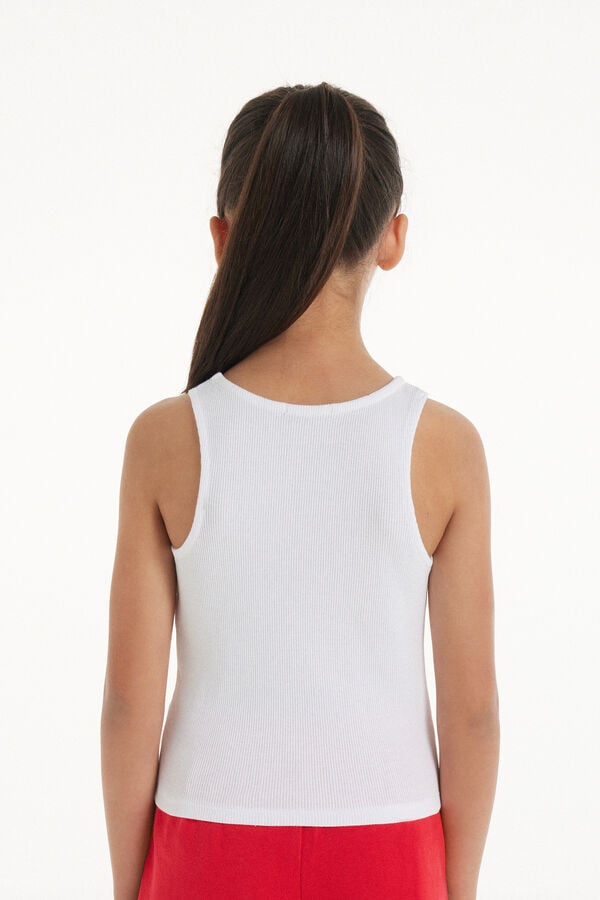 Tezenis Camiseta de Tirantes Anchos de Canalé para Niña Outlet