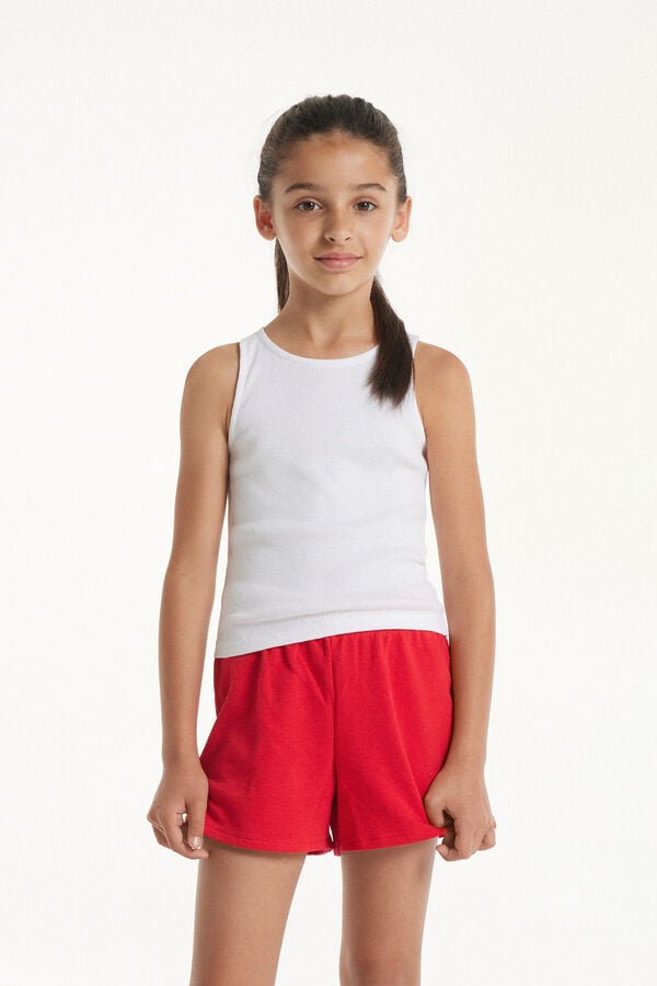 Tezenis Camiseta de Tirantes Anchos de Canalé para Niña Outlet