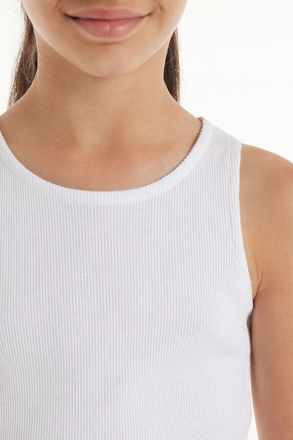 Tezenis Camiseta de Tirantes Anchos de Canalé para Niña Outlet