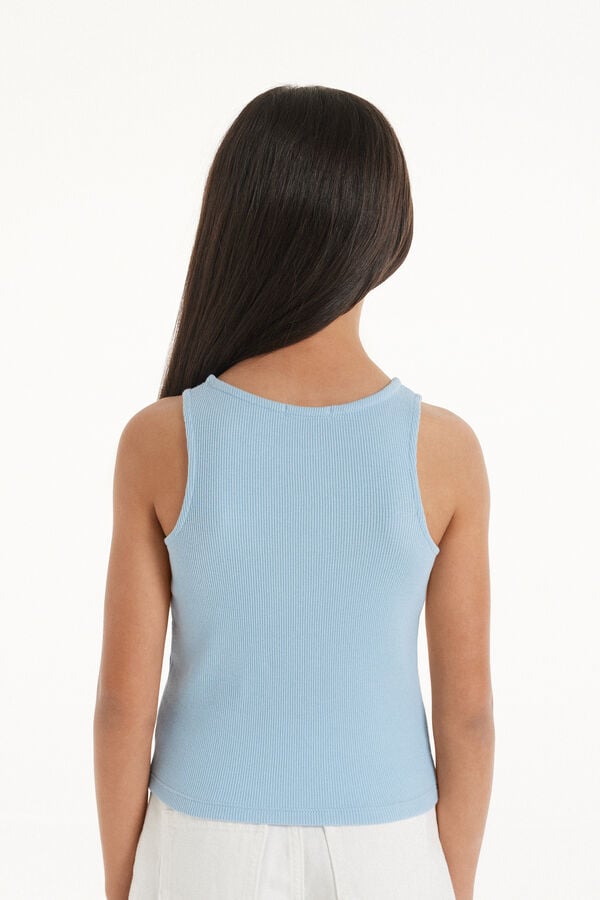 Tezenis Camiseta de Tirantes Anchos de Canalé para Niña Outlet online