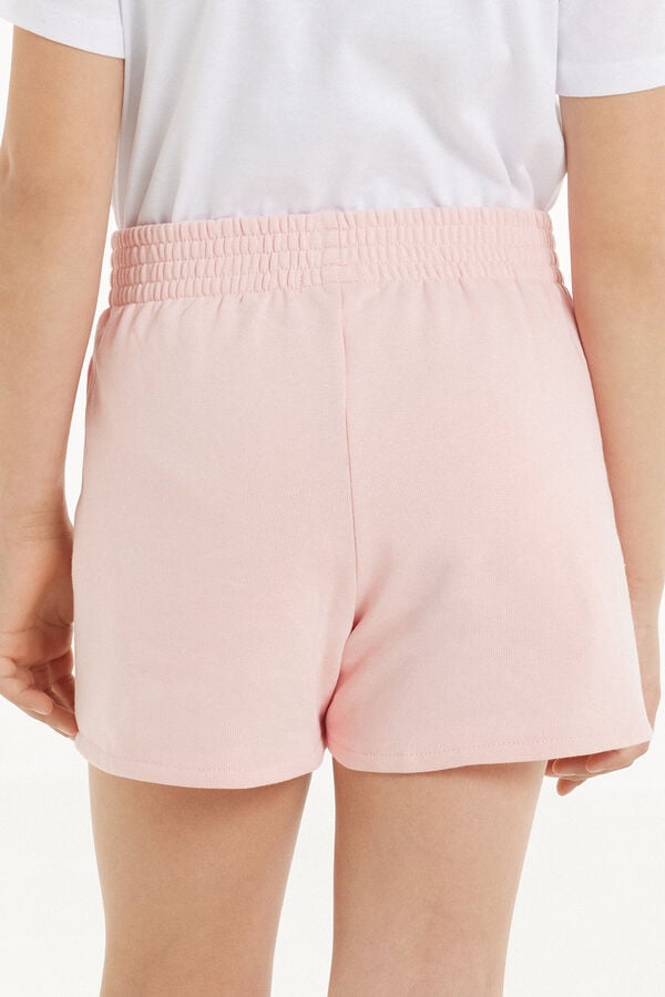 Tezenis Pantalón Corto de Felpa de Algodón Básico para Niña Gran oferta