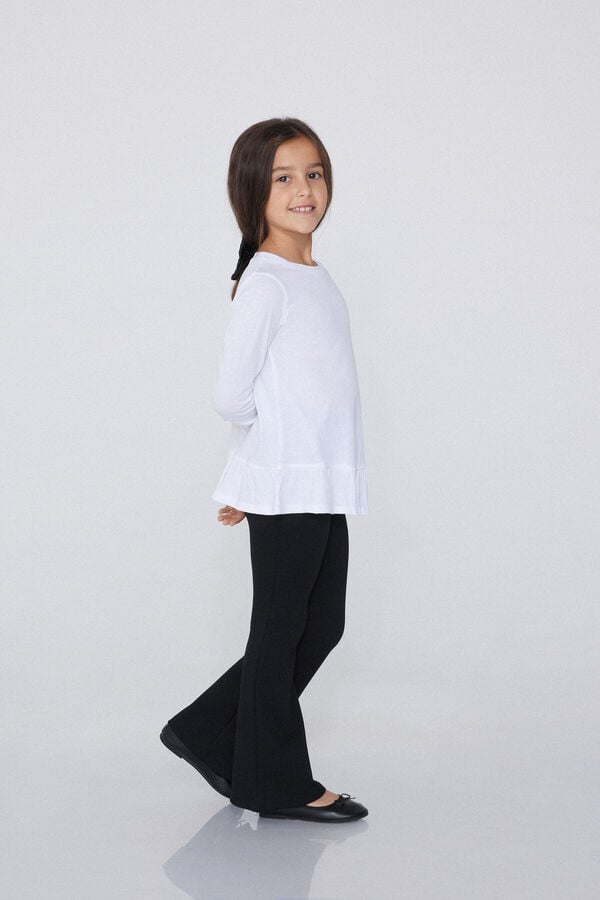 Tezenis Pantalones Largos Flare Punto Milano Oferta exclusiva