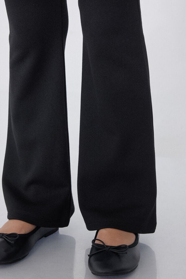 Tezenis Pantalones Largos Flare Punto Milano Oferta exclusiva