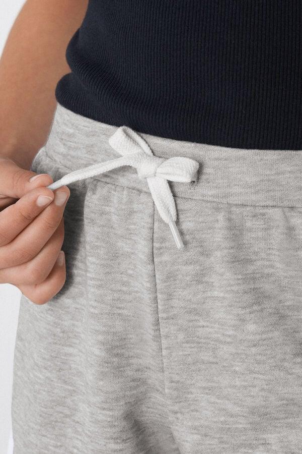 Tezenis Shorts Felpa Algodón Ribetes Niña Outlet