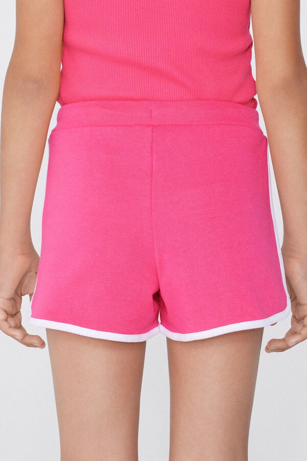 Tezenis Shorts Felpa Algodón Ribetes Niña Outlet online