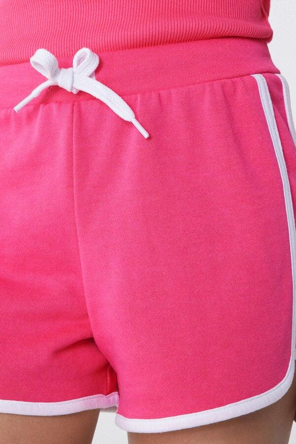 Tezenis Shorts Felpa Algodón Ribetes Niña Outlet online