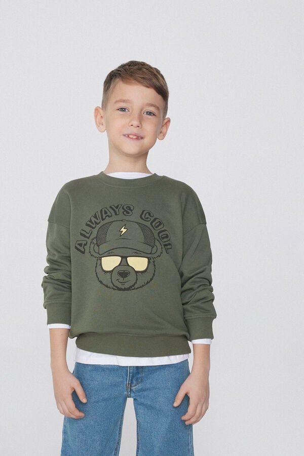 Tezenis Sudadera Manga Larga con Estampado para Niño Envío gratis