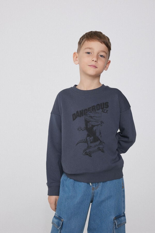 Tezenis Sudadera Manga Larga con Estampado para Niño Oferta especial
