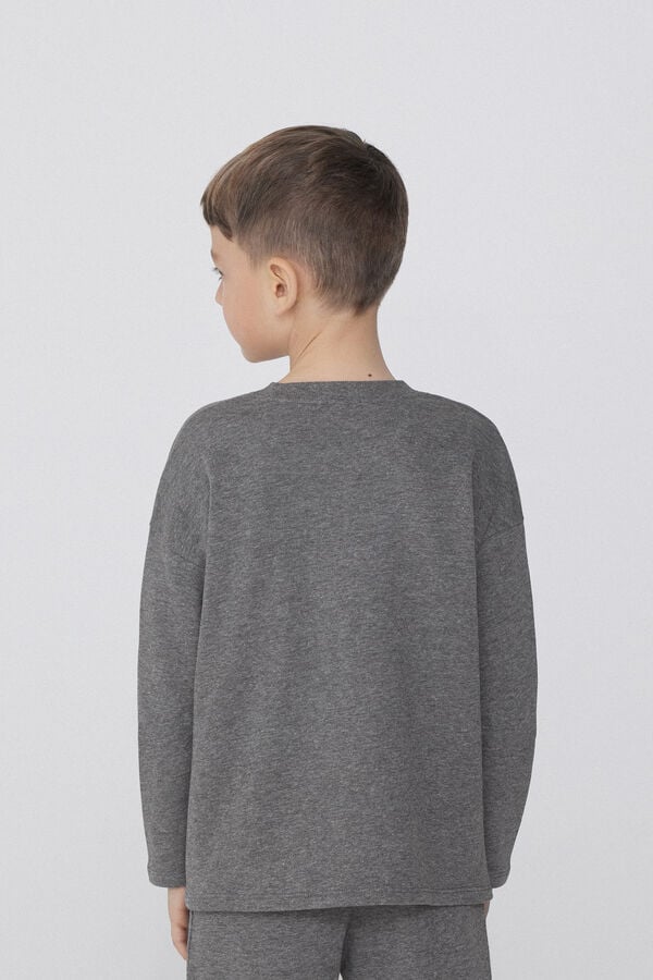 Tezenis Sudadera Manga Larga Cuello Redondo y Bolsillo Niño Precio de fábrica