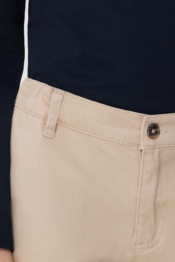 Tezenis Pantalones Chinos de Algodón Elástico Liquidación