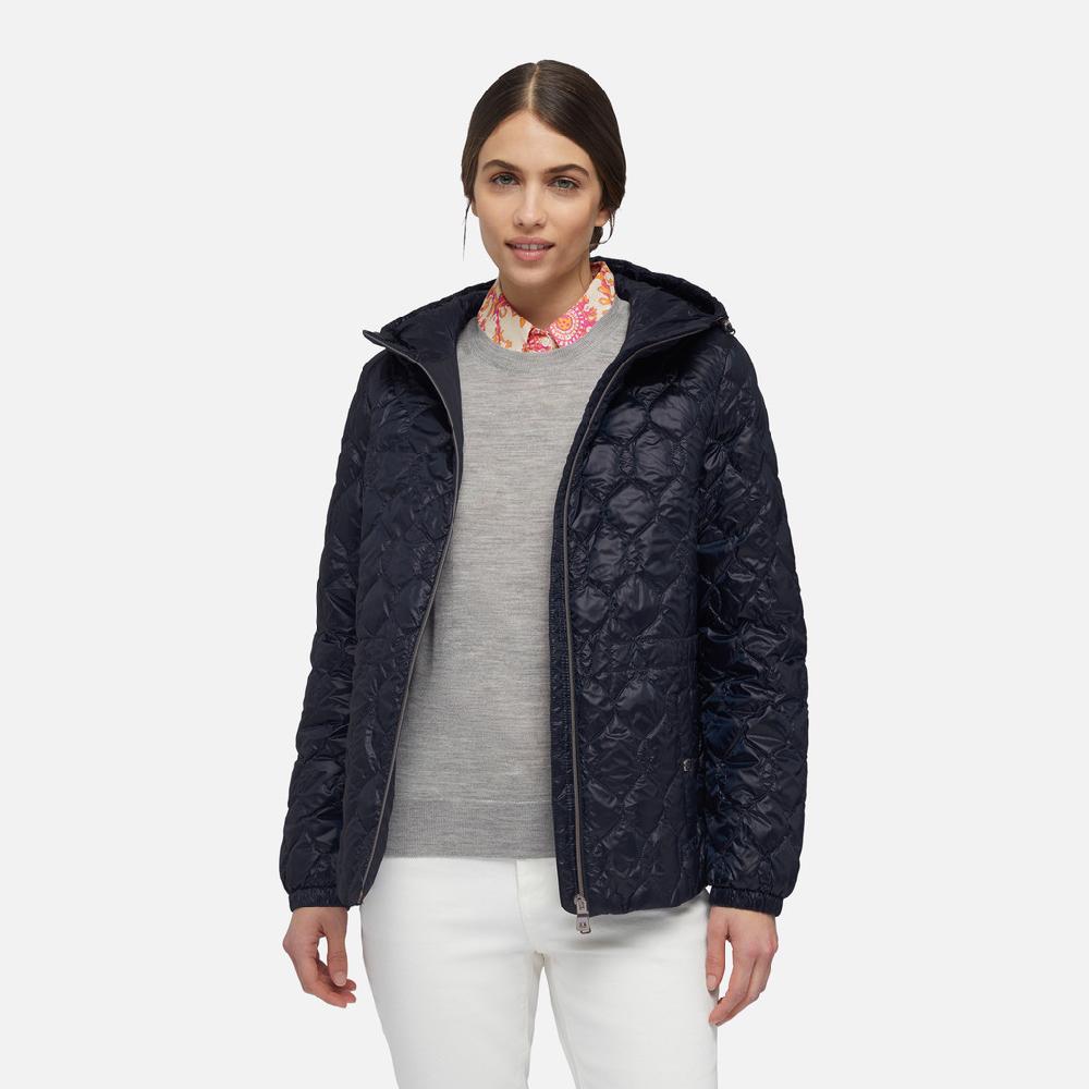 ﻿Geox myluse mujer W4525ET3043F4601 Parka corta Precio de fábrica