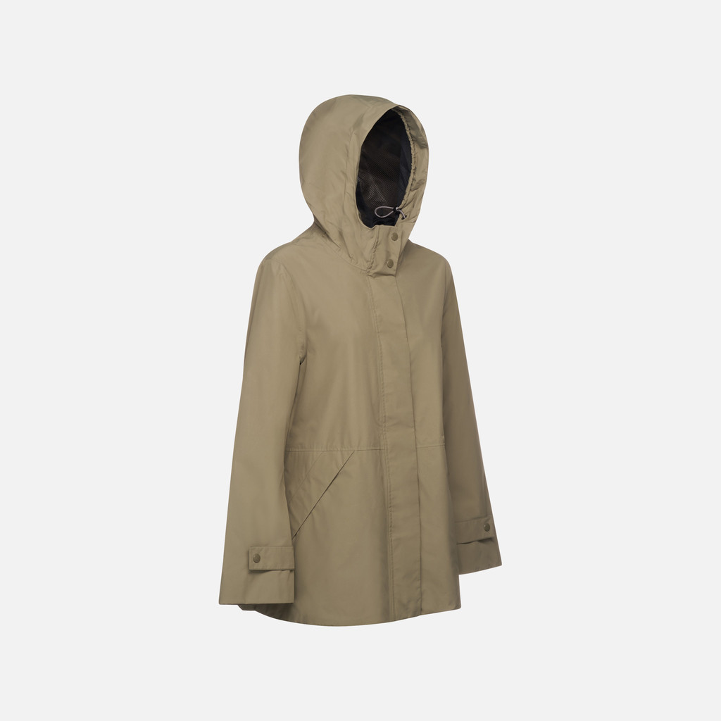 Geox hoara abx mujer W5521CT3228F3272 Chaqueta impermeable Envío internacional gratuito