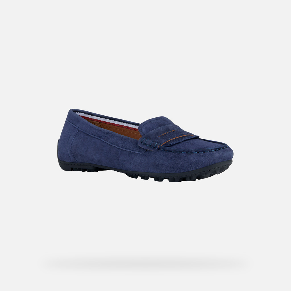 Geox kosmopolis + grip mujer D35RCA00021C4002 Mocasines de ante Tienda