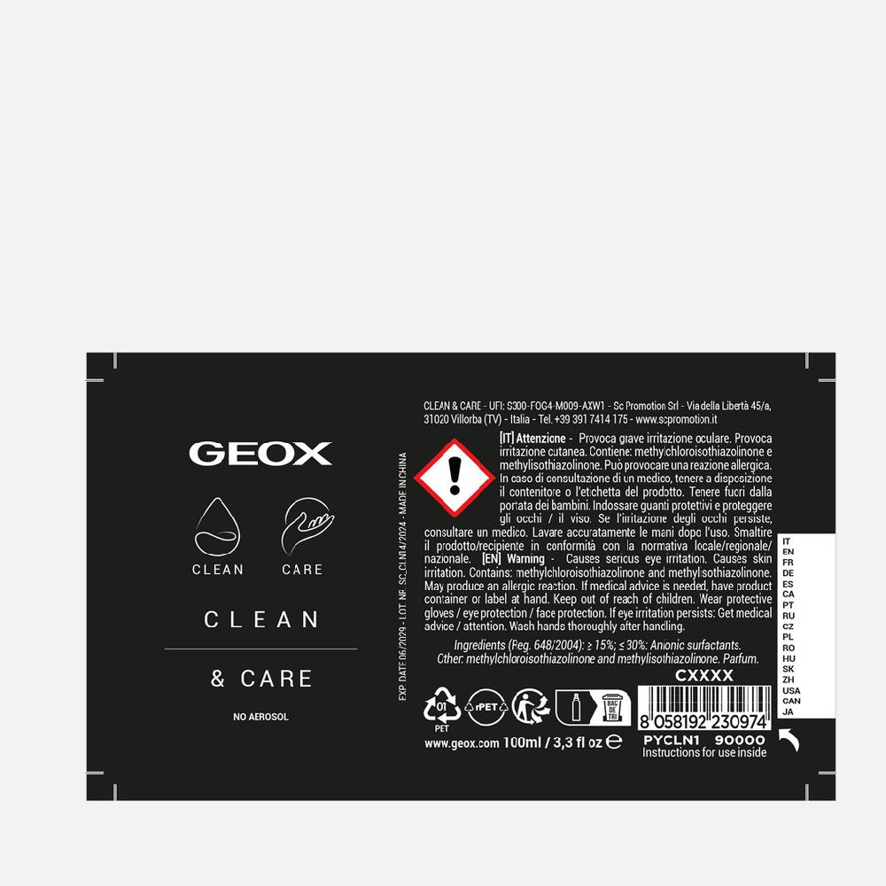 Geox 1 spray limpiador PYCLN190000CXXXX Limpiador zapatos COMPRAR AHORA