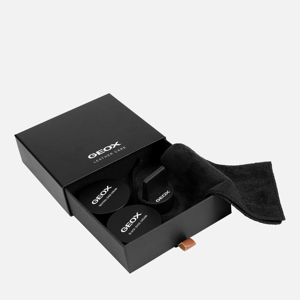 Geox kit para el cuidado de los productos de piel PYGLEA90000CXXXX Kit limpieza zapatos Promoción trimestral