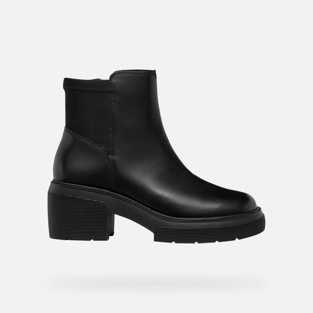 Geox spherica ec15 mujer D46WWA04315C9999 Botines tacón medio Ofertas especiales
