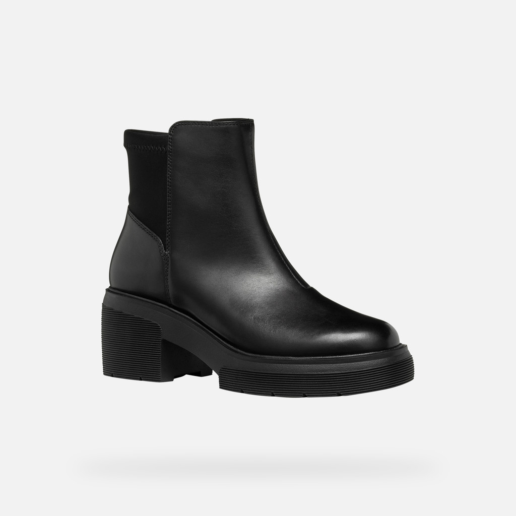 Geox spherica ec15 mujer D46WWA04315C9999 Botines tacón medio Ofertas especiales
