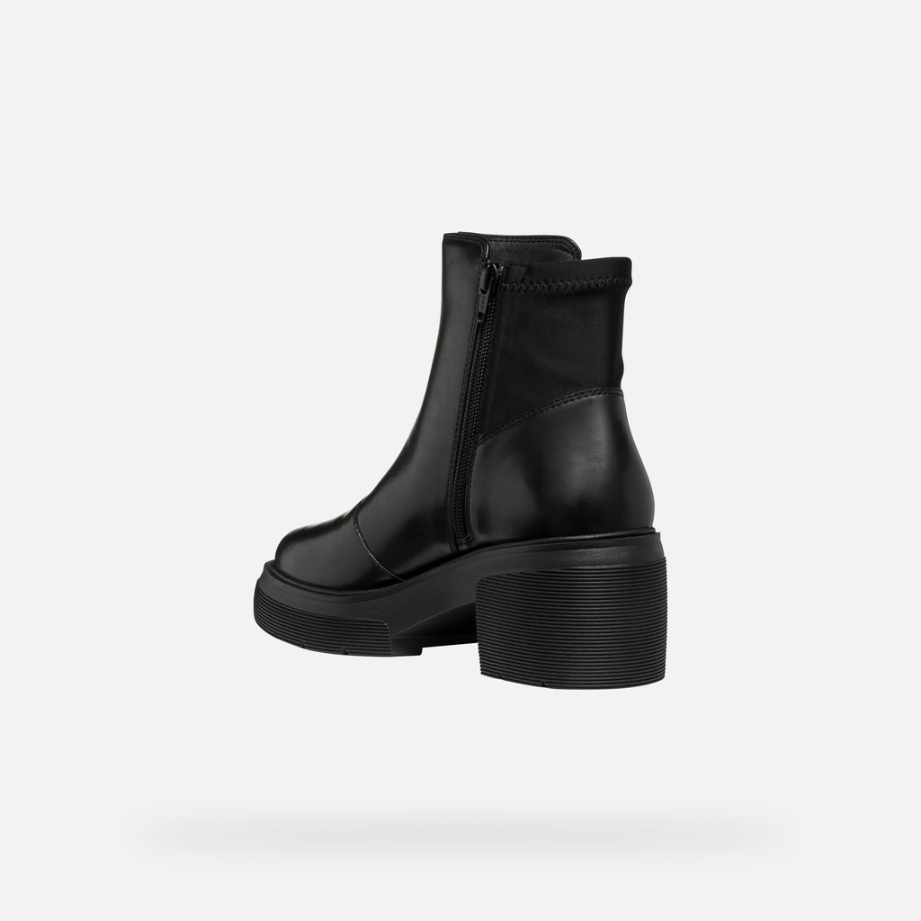 Geox spherica ec15 mujer D46WWA04315C9999 Botines tacón medio Ofertas especiales