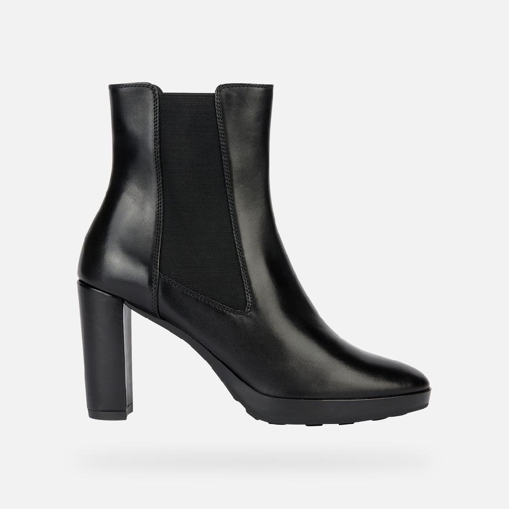Geox walk pleasure 85 mujer D35TFC00043C9999 Botines de tacón alto Grandes ahorros