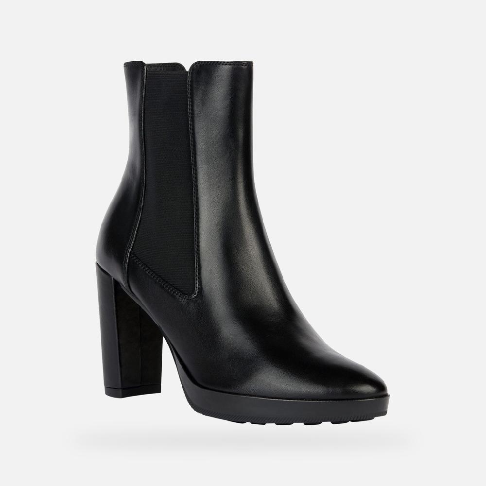 Geox walk pleasure 85 mujer D35TFC00043C9999 Botines de tacón alto Grandes ahorros
