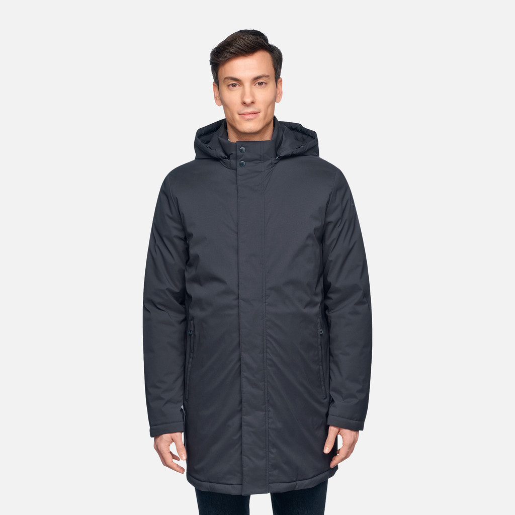 Geox aurelio hombre M4625KT3145F1624 Plumífero largo Precio de fábrica