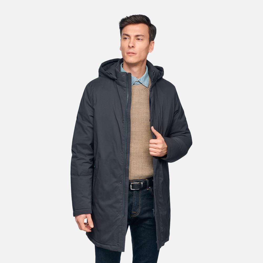 Geox aurelio hombre M4625KT3145F1624 Plumífero largo Precio de fábrica