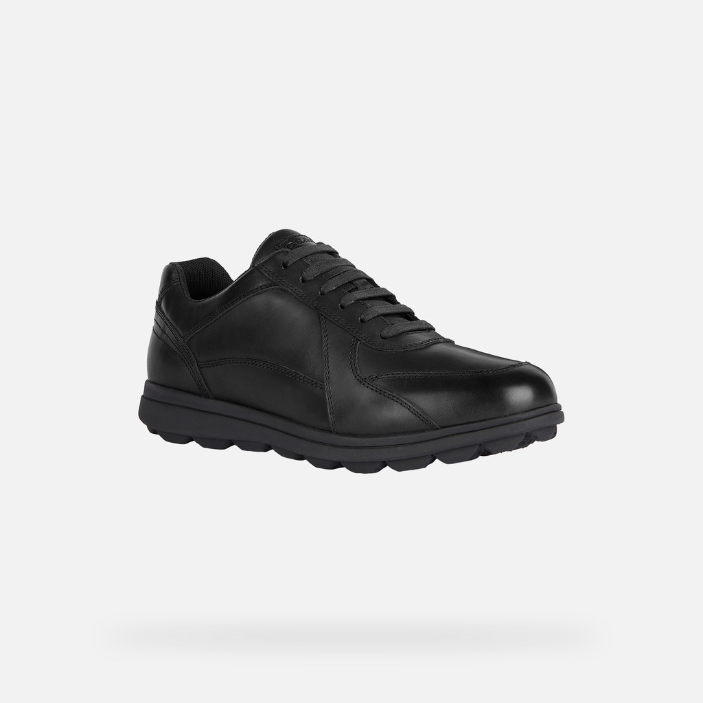 Geox spherica ec12 hombre U45GRA00043C9999 Zapatos de piel Promoción trimestral