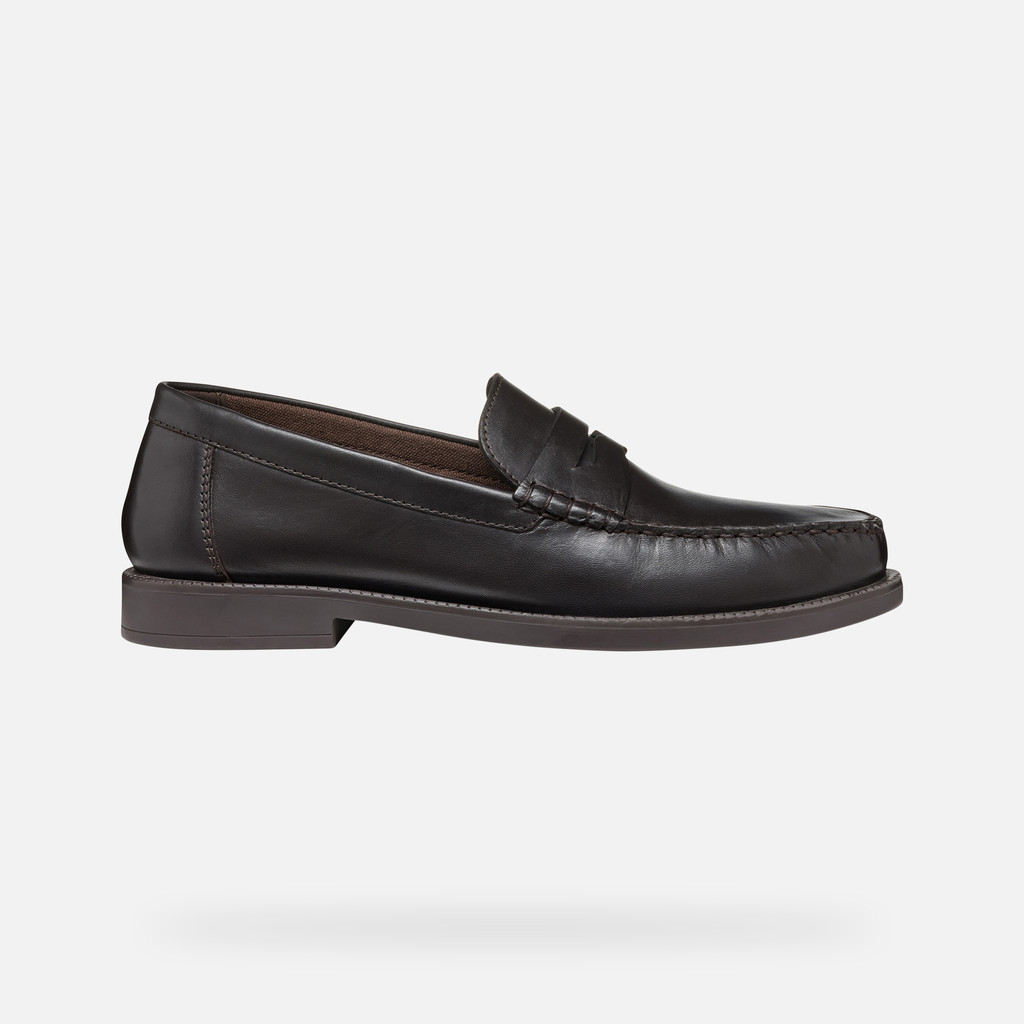 Geox recanati hombre U55HVD00043C6009 Mocasines de cuero Oferta exclusiva