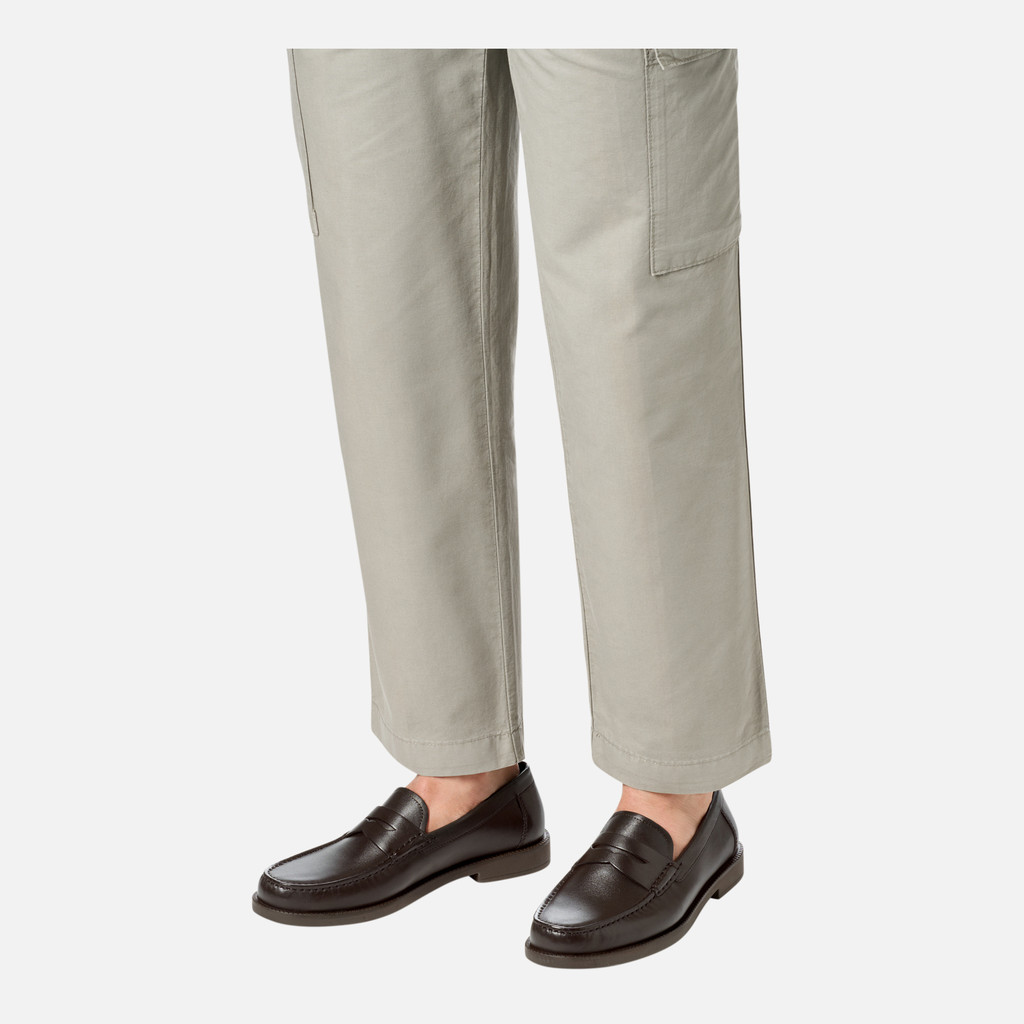 Geox recanati hombre U55HVD00043C6009 Mocasines de cuero Oferta exclusiva