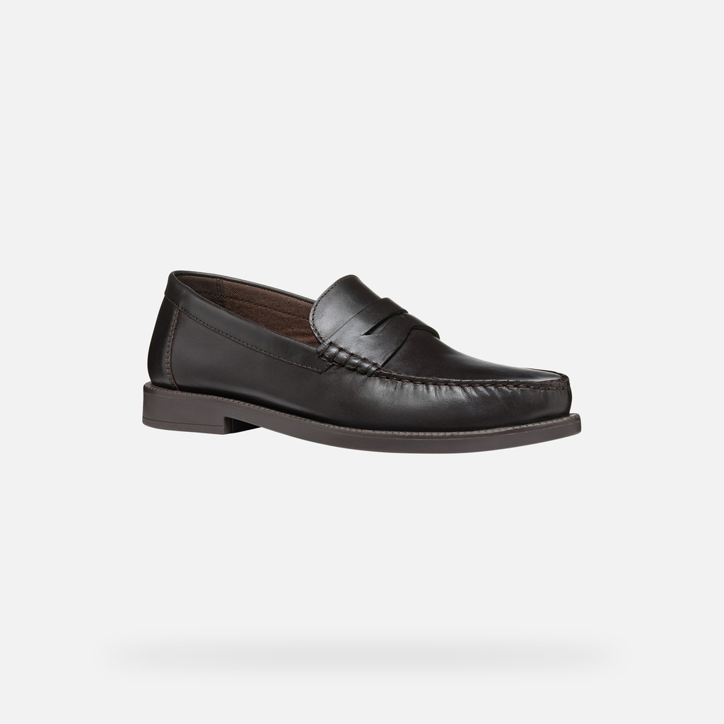 Geox recanati hombre U55HVD00043C6009 Mocasines de cuero Oferta exclusiva