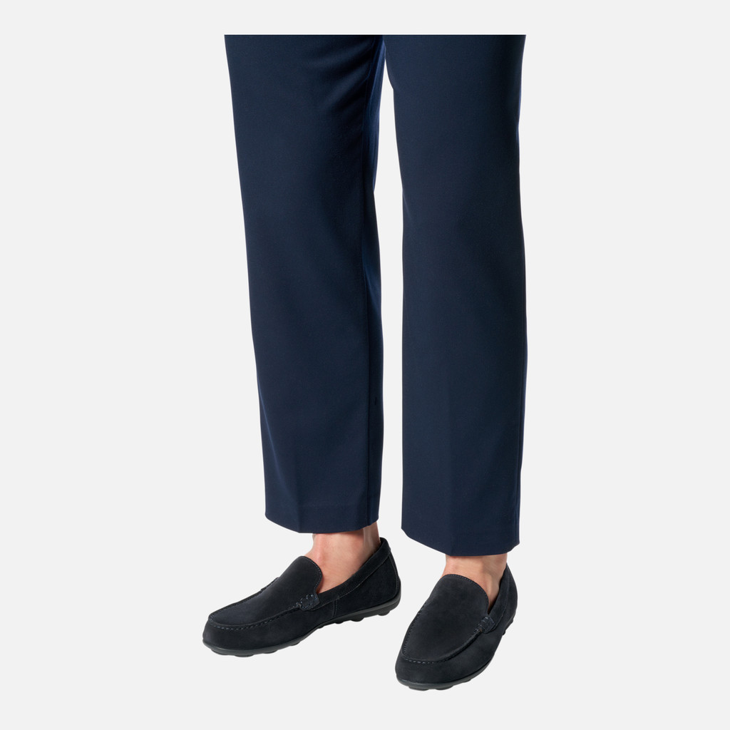 Geox spherica ec16 hombre U55HYA00022C4021 Mocasines de ante Última moda