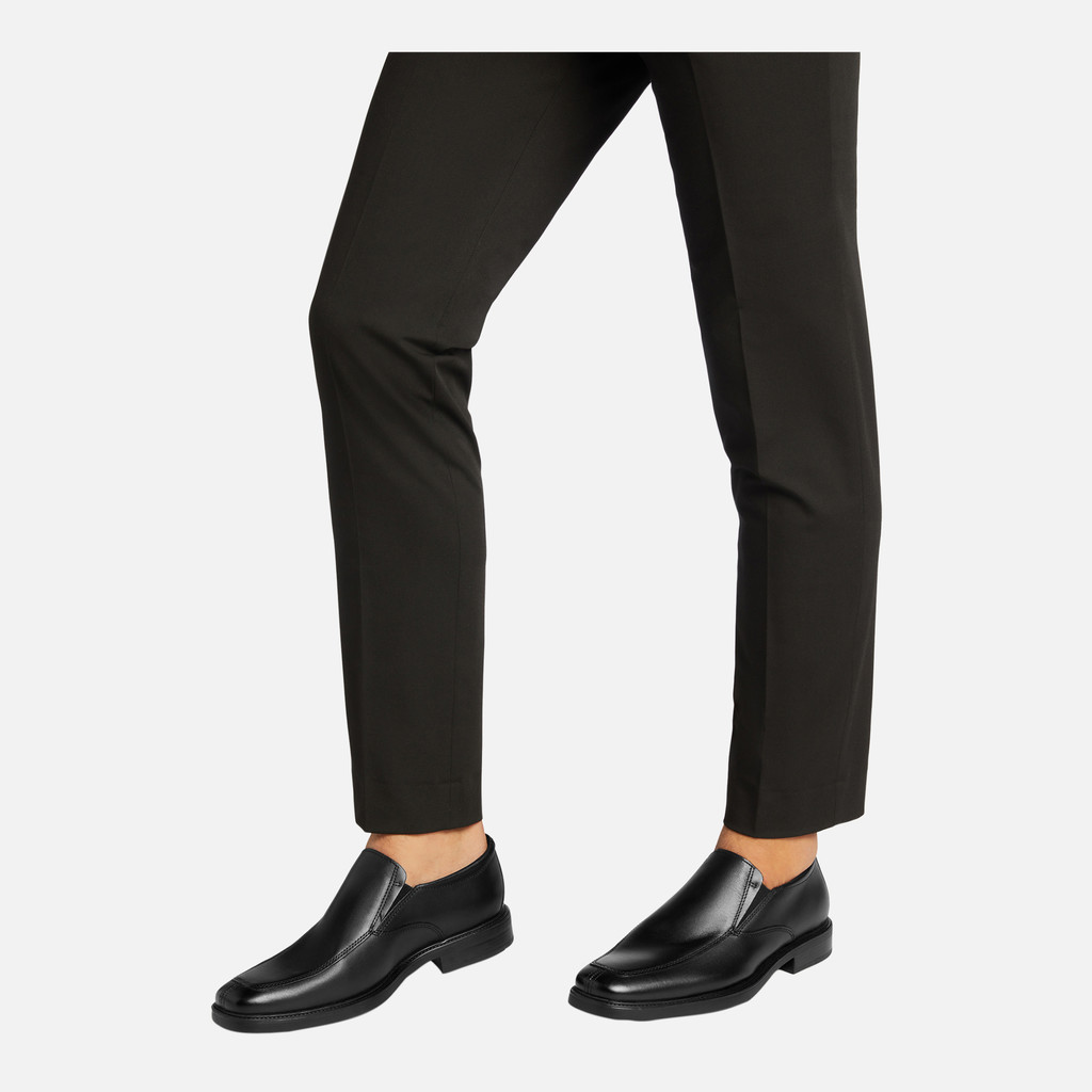 Geox brandolf hombre U024VC00043C9999 Mocasines de cuero Rebajas de fin de temporada
