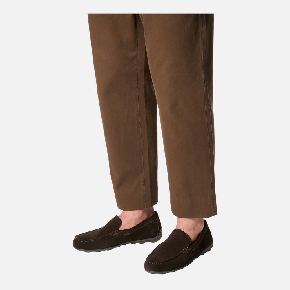 Geox spherica ec16 hombre U55HYA00022C6006 Mocasines de ante Outlet online