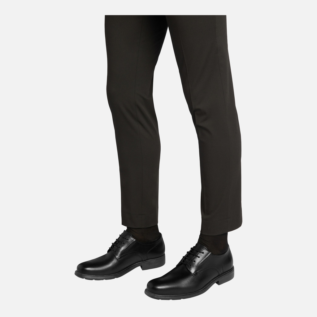 Geox dublin hombre U34R2A00043C9999 Zapatos de piel Rebajas de fábrica